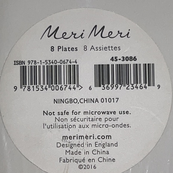 Meri Meri candy skull party bundle: plates w/matching napkin & swirl cups-NWT - Picture 4 of 14